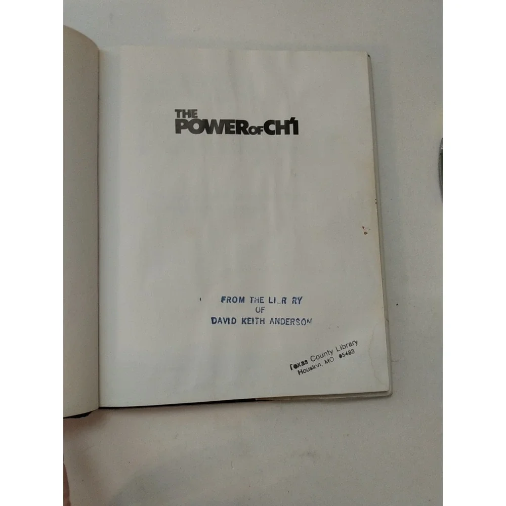Live Longer Love Longer The Power of Ch'I By Geoff Pike Bell 1st Ed HC/DJ